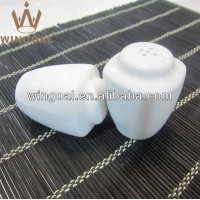 ceramic wedding salt and pepper shaker