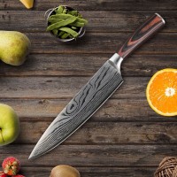 Handmade Professional OEM Damascus Blank Blade Custom Kitchen Knife Chef Knife 8 inch Kitchen Chef Knife