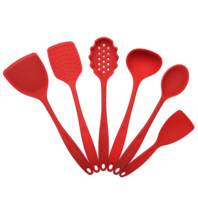 6Pcs Heat Resistant  Nonstick  Cooking Tools Silicone Kitchen Utensil Set