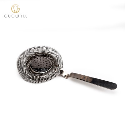 Professional Stainless Steel Bartenders Cocktail Bar Ice Strainer Accessories