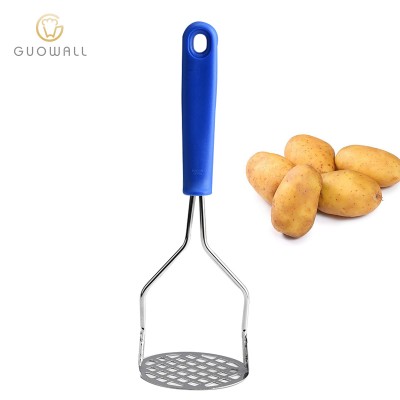 Ergonomic Design Comfortable Grip With Plastic Handle  Potato Press Masher