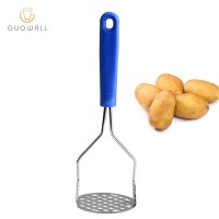 Ergonomic Design Comfortable Grip With Plastic Handle  Potato Press Masher