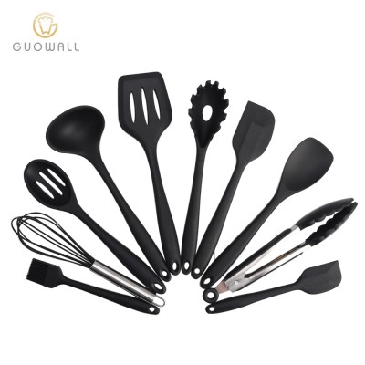 10PCS Nonstick Heat resistant  Amazon Hot Selling  Cooking Tools Silicone Kitchen Utensil Set