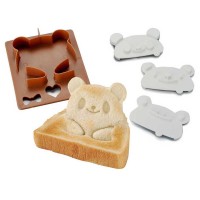 TOP & Hot Sell Set of Panda Frog Bear Shaped Sandwich Cutter Bread Mould Maker DIY Kit