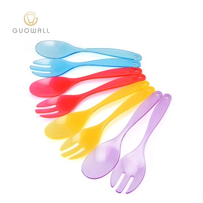 High Quality Any Colors Available Eco-Friendly Kitchen Utensils PS Plastic Salad Spoon Set